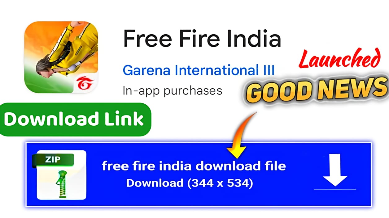 Free Fire India Install